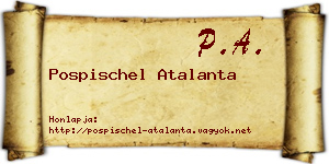 Pospischel Atalanta névjegykártya